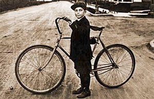 vintage cyclist