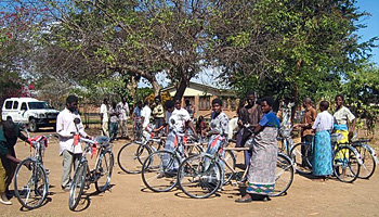 bicycle in malawi