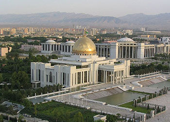 presidential palace, turkmenistan