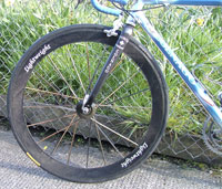 lightweight wheel on colnago c40