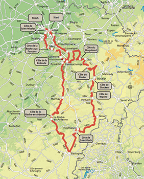 classic cycling race routes