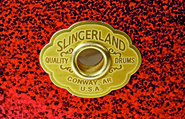 slingerland radio king cloud badge