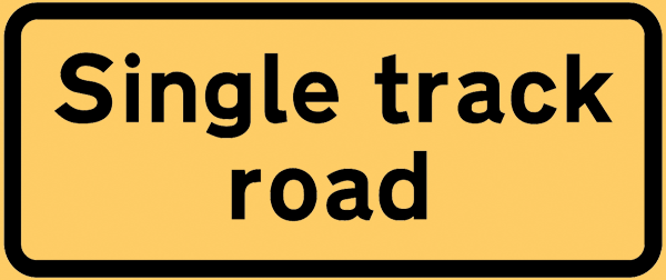 single track road