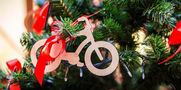 bicycle christmas tree decoration