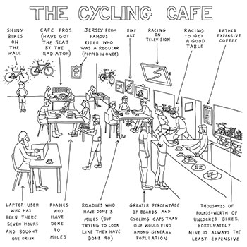 cycling cartoonist - dave walker