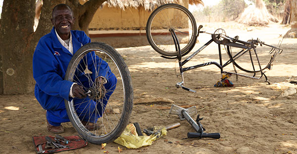 world bicycle relief field mechanic