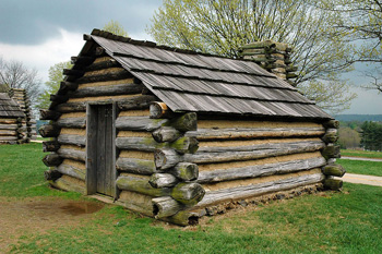 valley forge replica cabin