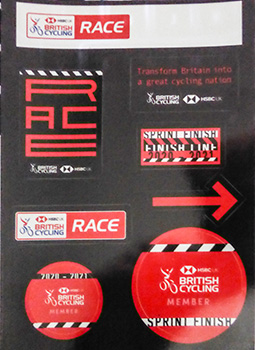 british cycling membership stickers