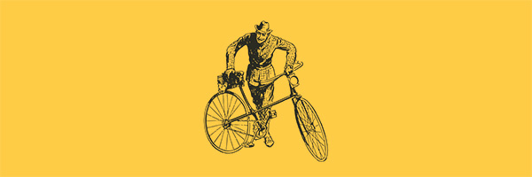 vintage cyclist