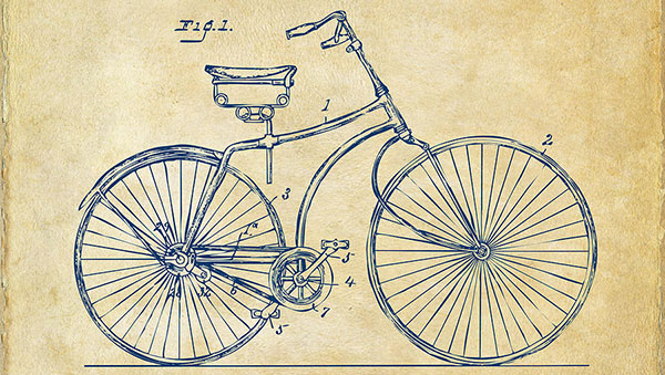 1890 bicycle patent