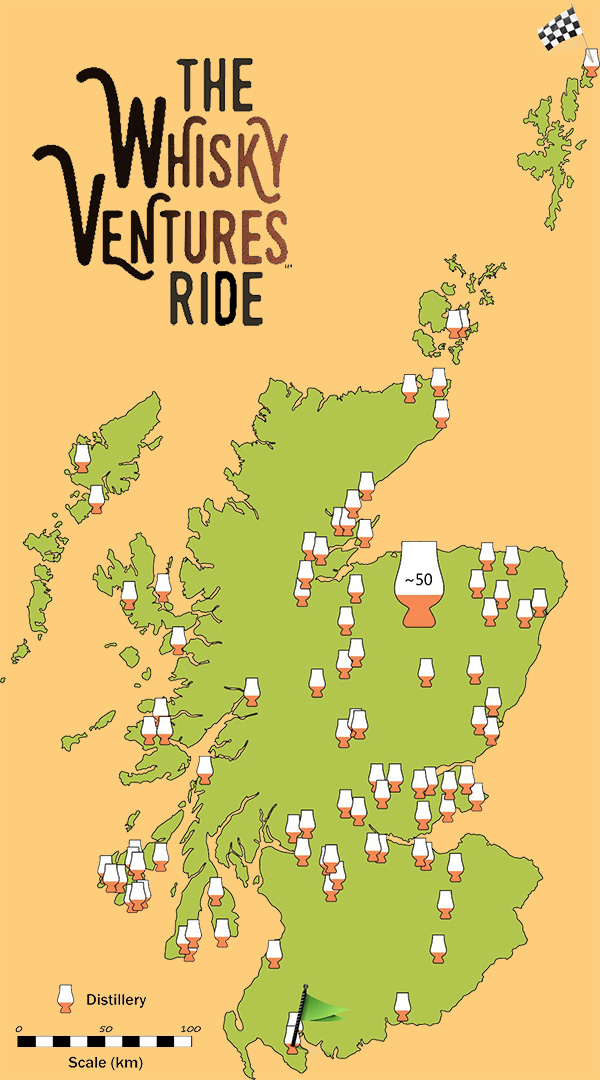 the whisky ventures ride